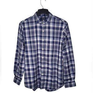 Polo Ralph Lauren Men's Shirt Size XL Long Sleeve Performance Blue Plaid